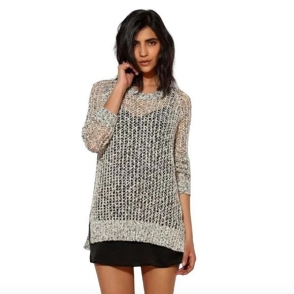 Urban Outfitters Sweaters - Silence + Noise Open Knit Pullover Sweatshirt By Urban Outfitters